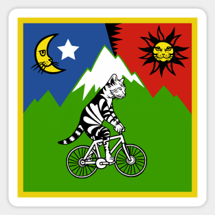 Bicycle Catnip Sticker